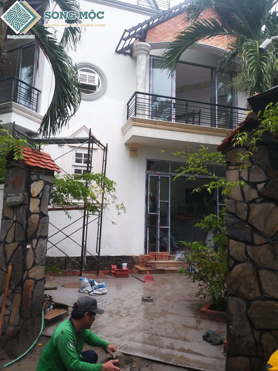 Hình ảnh nhà đang thi công cải tạo