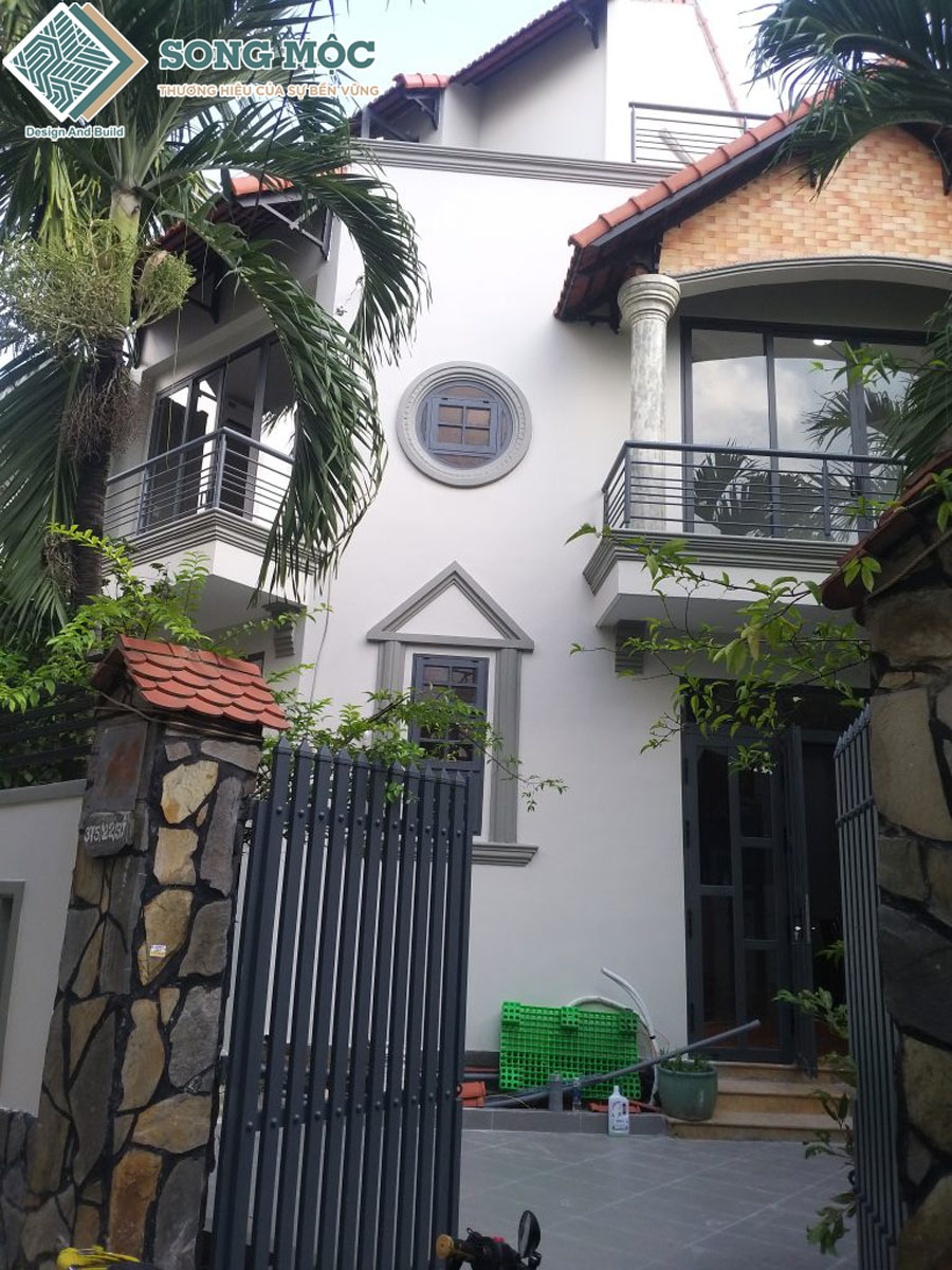 Hình ảnh hoàn thành dự án sửa chữa cải tạo biệt thự cho anh Thuận tại Quận Gò Vấp