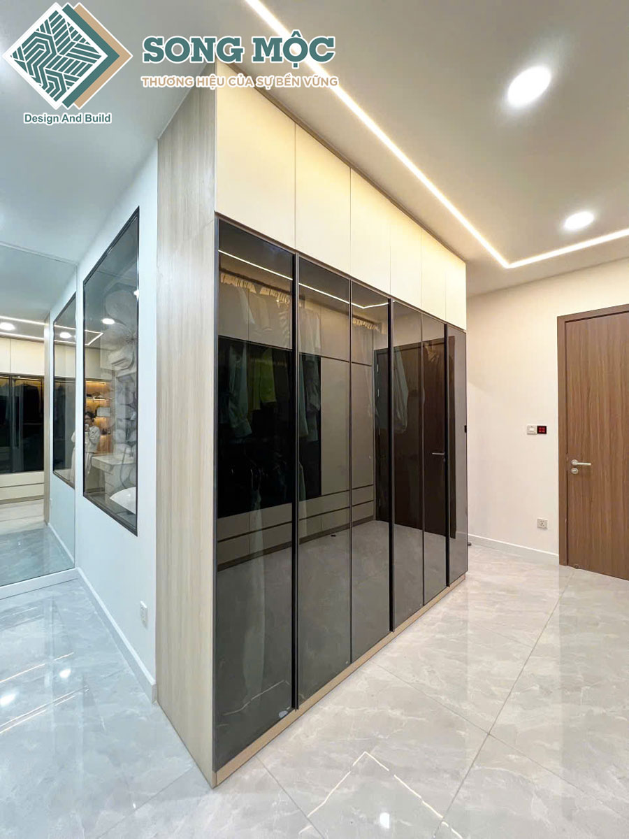 Hình ảnh lầu 1 phòng thây đồ và phòng master