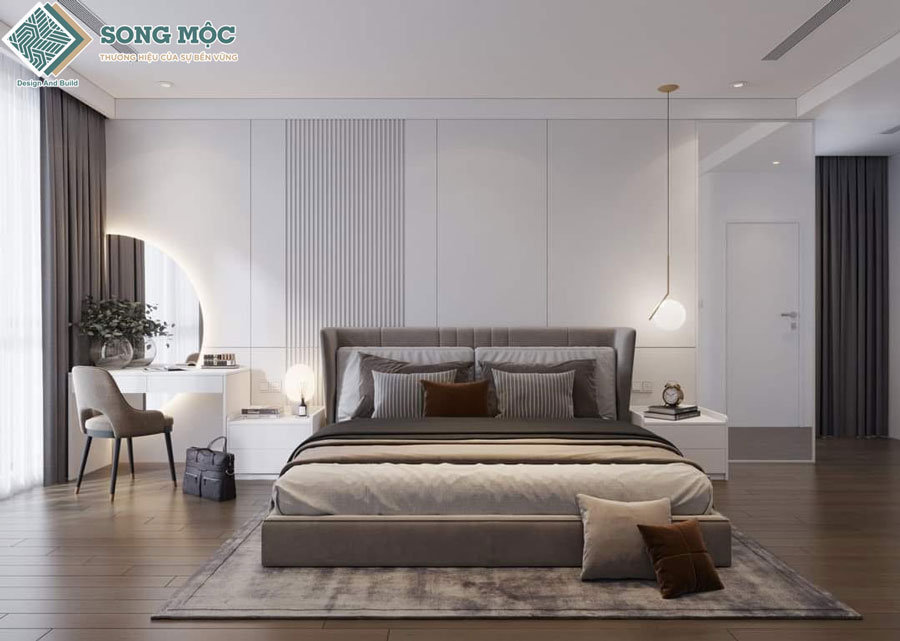Hình ảnh mẫu thiết kế 3D nhà phố 2 tầng hiện đại