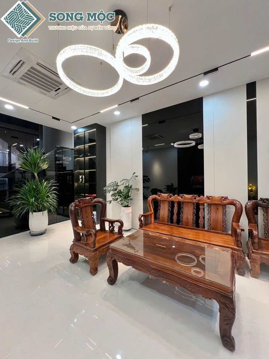 Hình ảnh tầng trệt sau khi được cải tạo