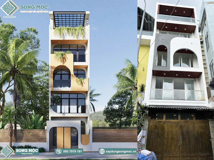 Hoàn thành sửa chữa cải tạo công trình nhà phố cho anh Hiệp ở Tân Phú