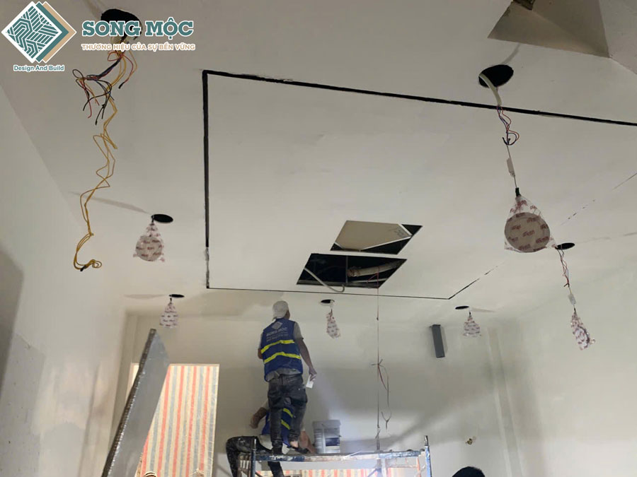 Hình ảnh hoàn thành sửa chữa cải tạo công trình nhà phố cho anh Hiệp