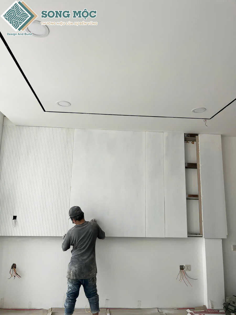 Hình ảnh hoàn thành sửa chữa cải tạo công trình nhà phố cho anh Hiệp