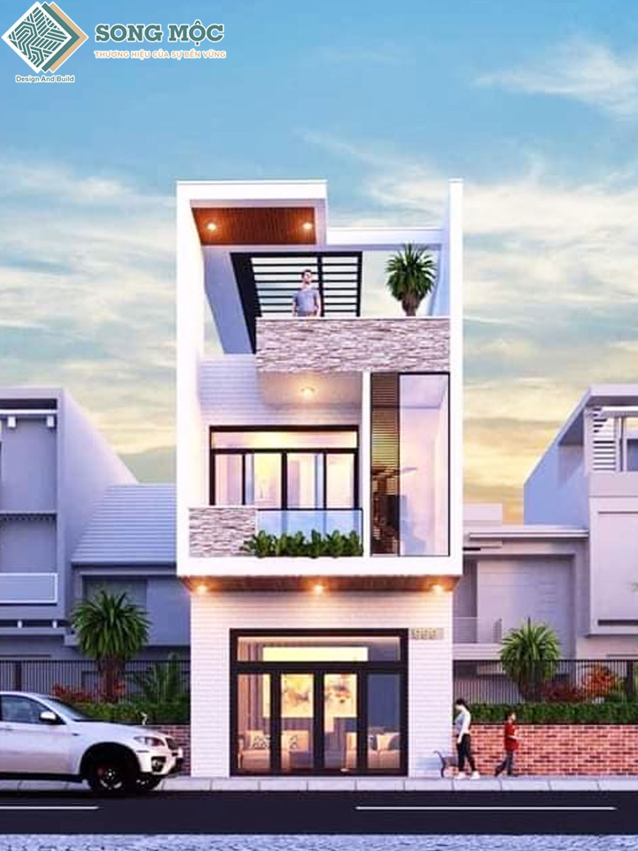 Mẫu Thiết Kế Nhà 3 Tầng Hiện Đại