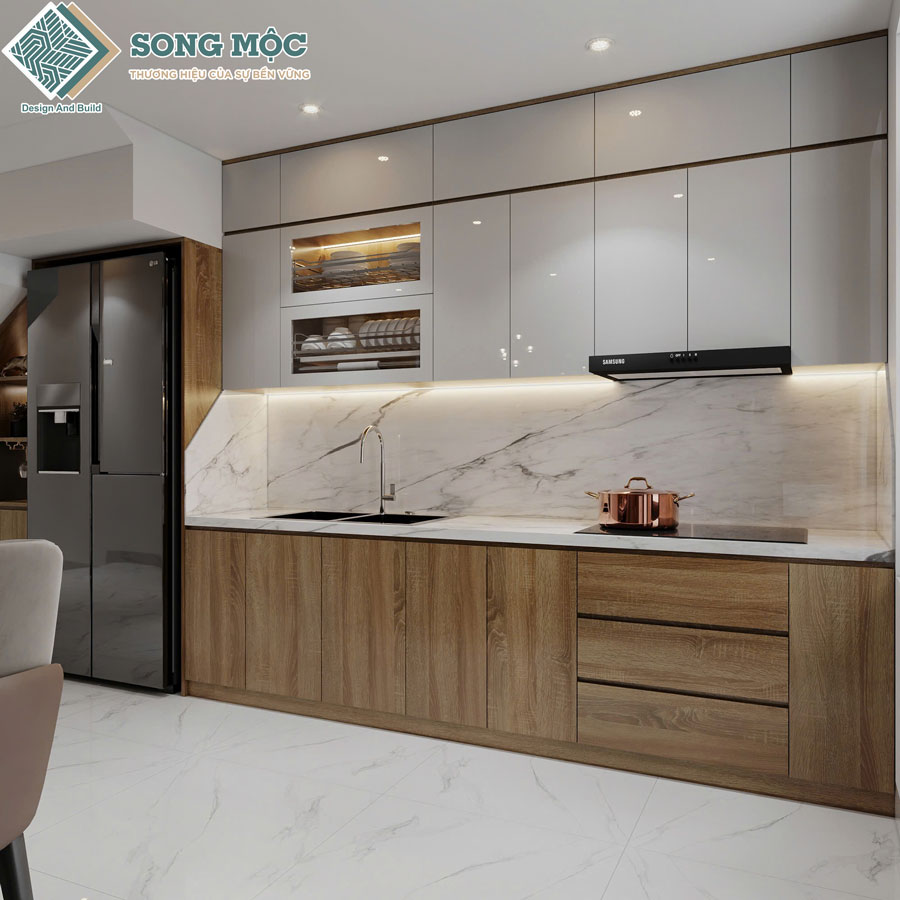 Hình Ảnh Mẫu Thiết Kế Nhà Phố 3 Tầng Diện Tích 4x12m Cho Chú Hùng