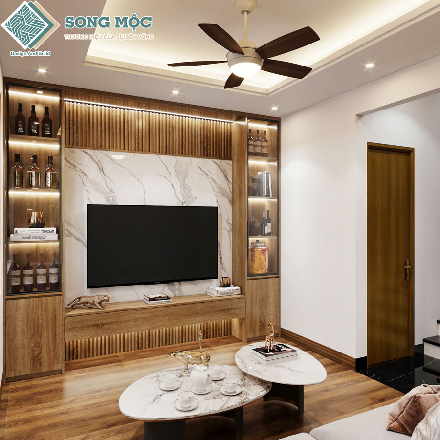 Hình Ảnh Mẫu Thiết Kế Nhà Phố 3 Tầng Diện Tích 4x12m Cho Chú Hùng