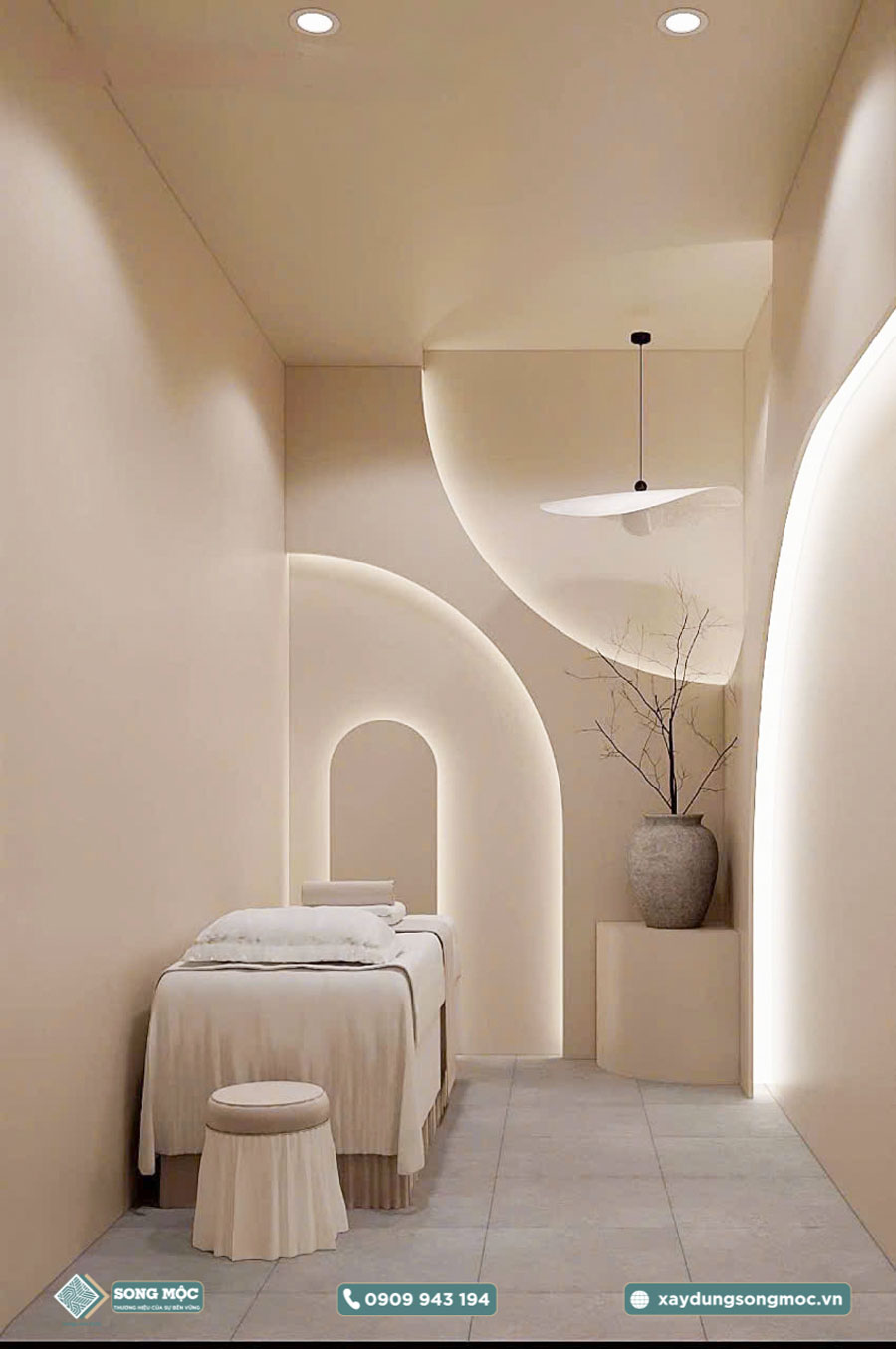 Hình Ảnh Mẫu Thiết Kế SPA SONG BĂNG