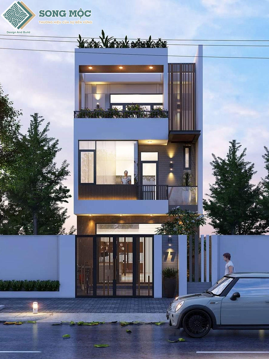 Mẫu Thiết Kế Nhà 3 Tầng Đẹp