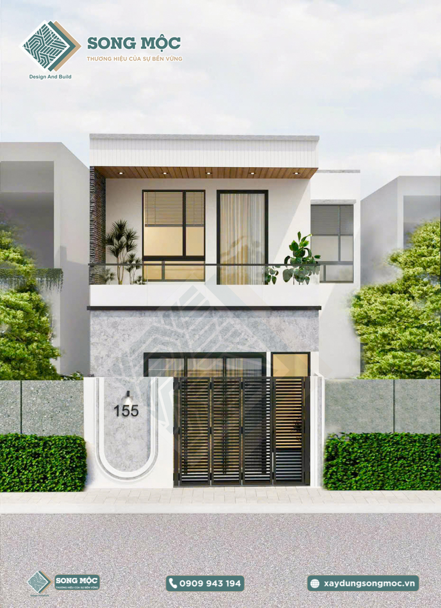 Khởi công xây dựng nhà phố 1 trệt 1 lầu sân thượng 6x10m nhà anh Chương ở Quận Tân Phú