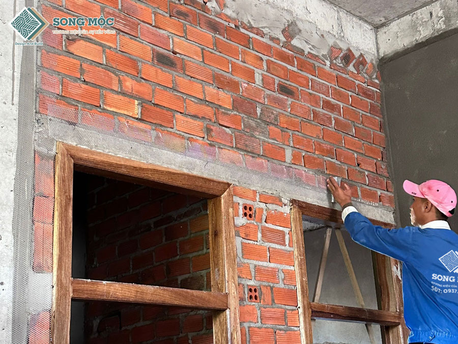 Giải pháp chống nứt tường hiệu quả với kỹ thuật thi công lưới mắt cáo